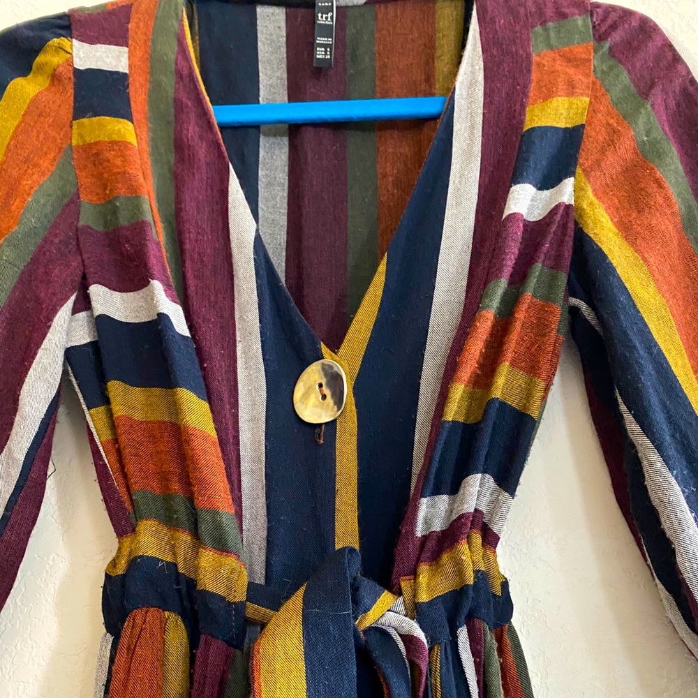 Zara striped dress
